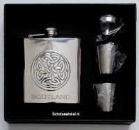 Celtic Hip Flask Box Set