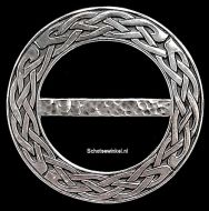 Scarf Ring - Fibula, (M) Celtic Knot, 8 cm